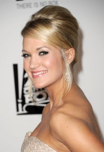 Carrie-Underwood-Classic-Sleek-French-Twist-Updo-Hairstyle